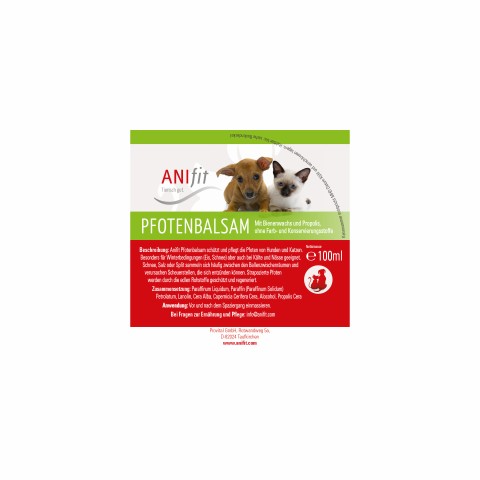 Cat Dog Accessories Supplements Paw Balm (Pfotenbalsam) 100 ml 1 Piece -2- Anifit